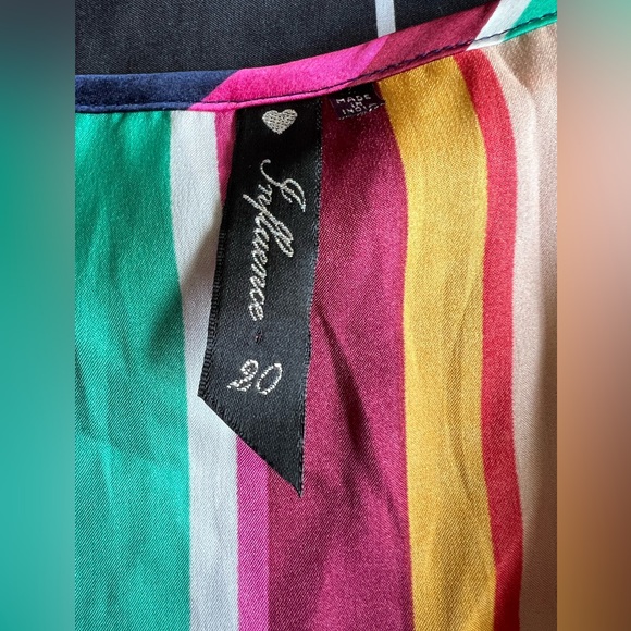 ASOS Curve Striped Wrap Dress - Picture 3 of 3